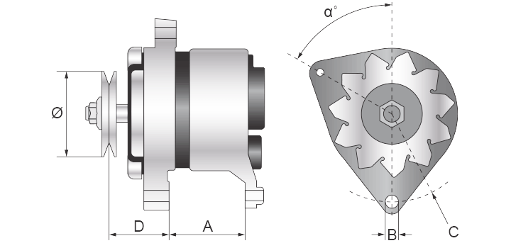 Alternators diagram